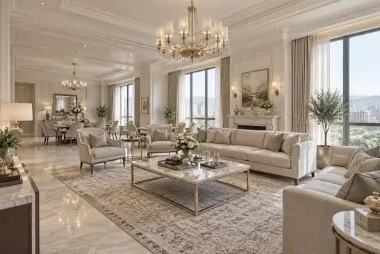 اپارتمان 183 متری در سعادت اباد، بالای کاج