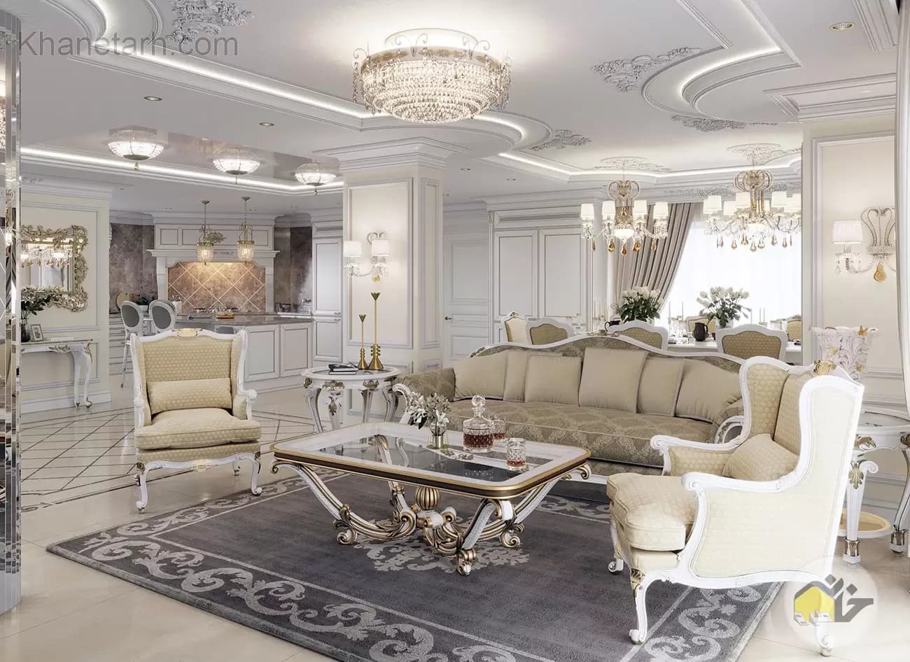 اپارتمان 145 متری در سعادت اباد، میدان کاج