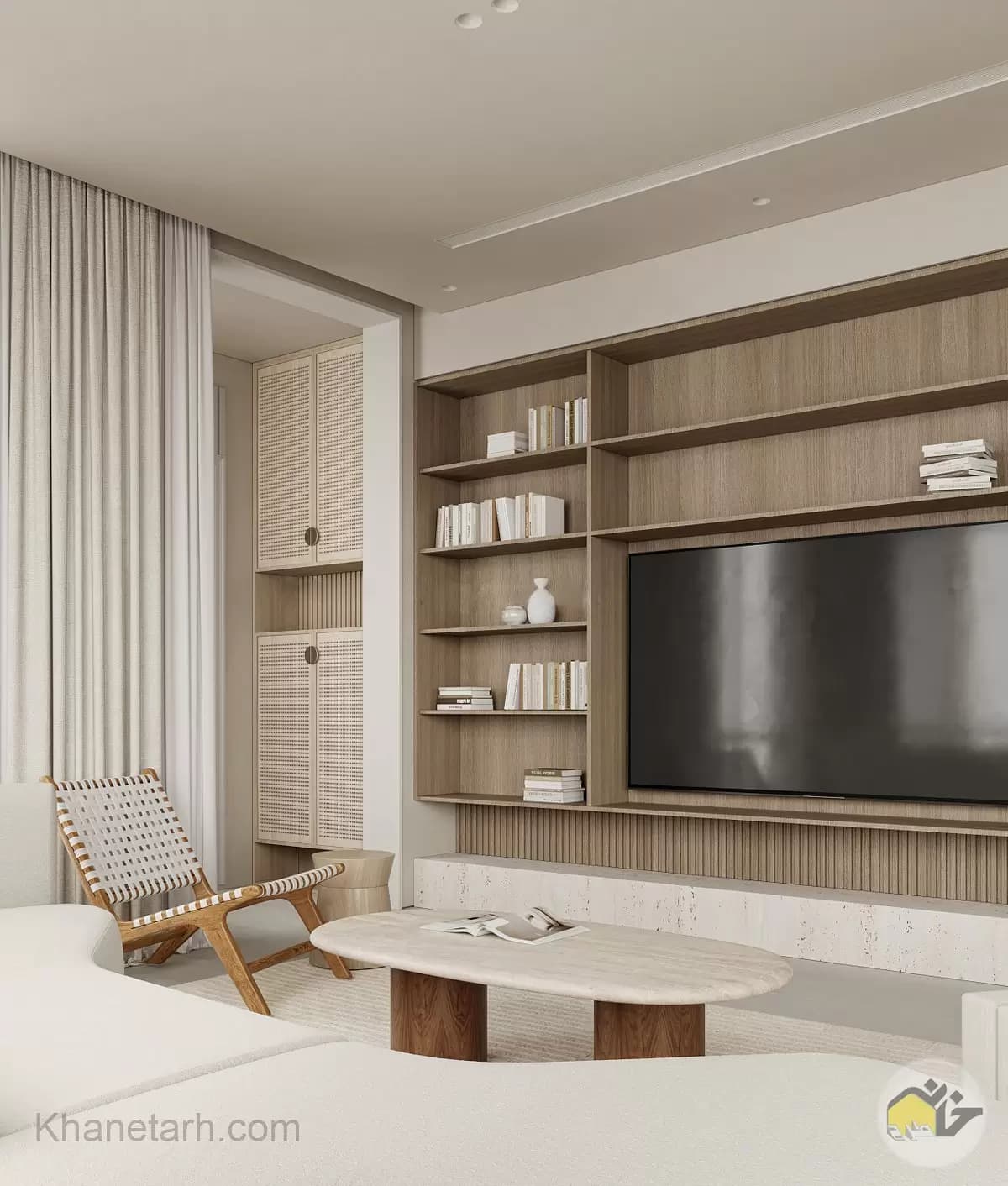 اپارتمان 95 متری در سعادت اباد، بالای کاج