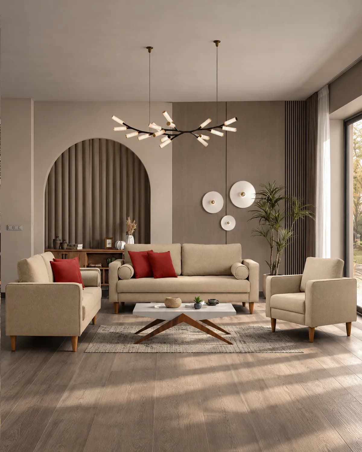 اپارتمان 97 متری در سعادت اباد، سرو غربی