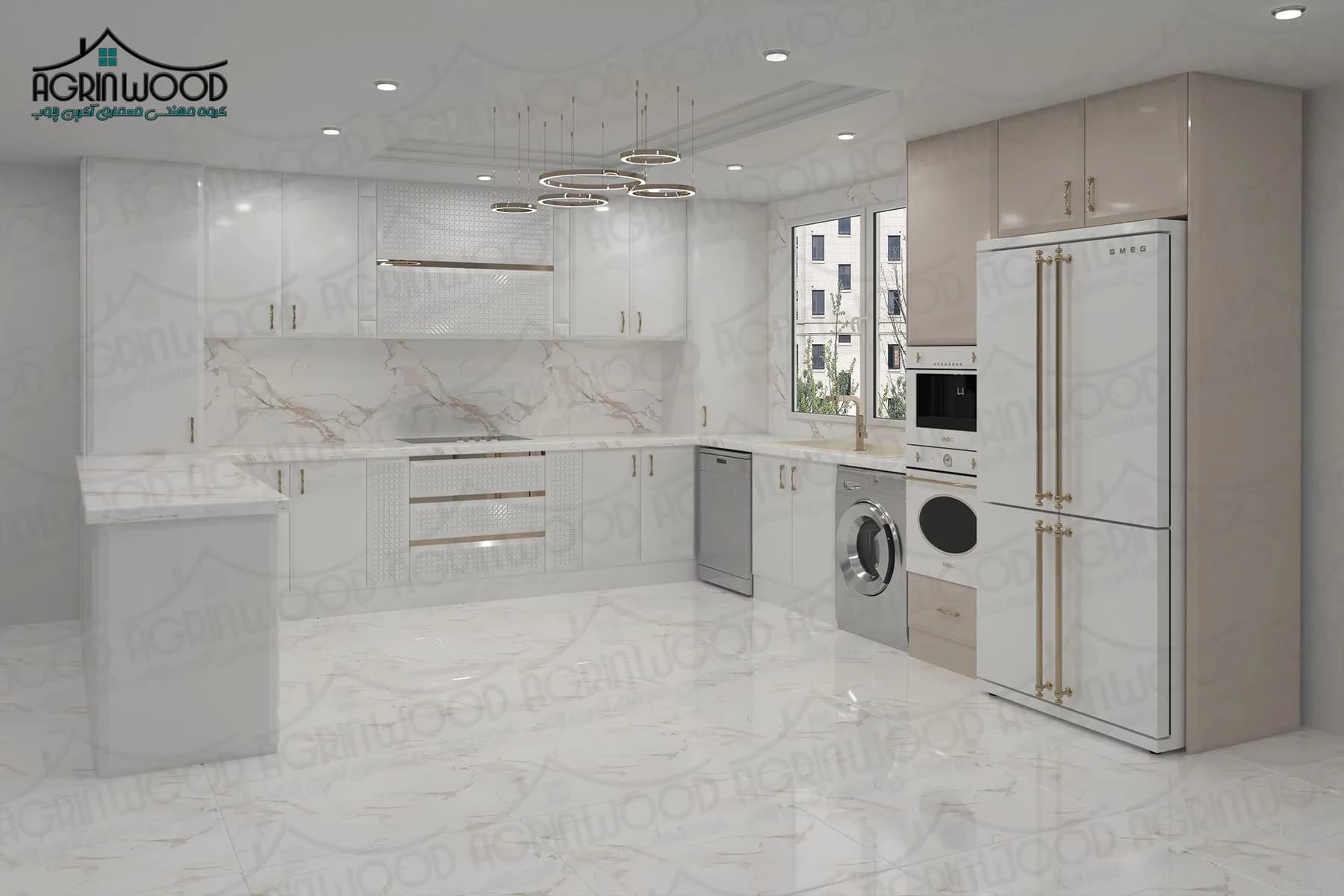 اپارتمان 137 متری در سعادت اباد، سرو غربی