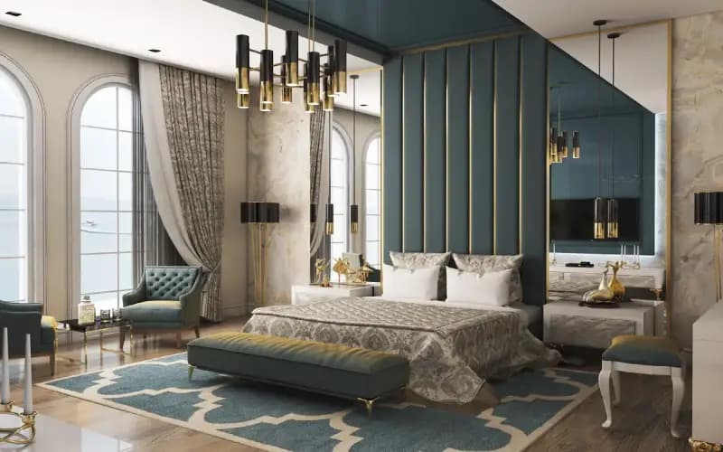 اپارتمان 96 متری در سعادت اباد، اسمان ها