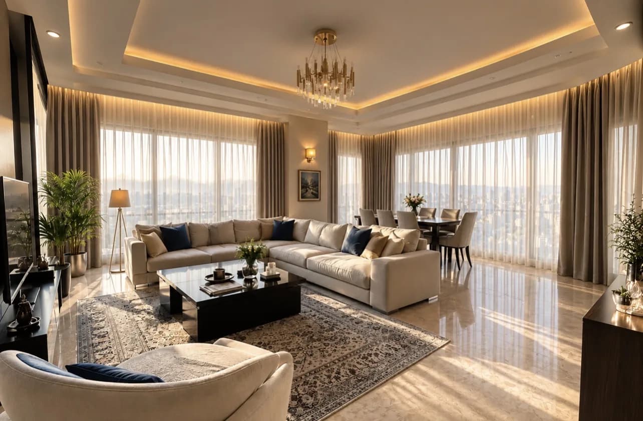 220متر 4 خواب فول امکانات تاپ لوکیشن
